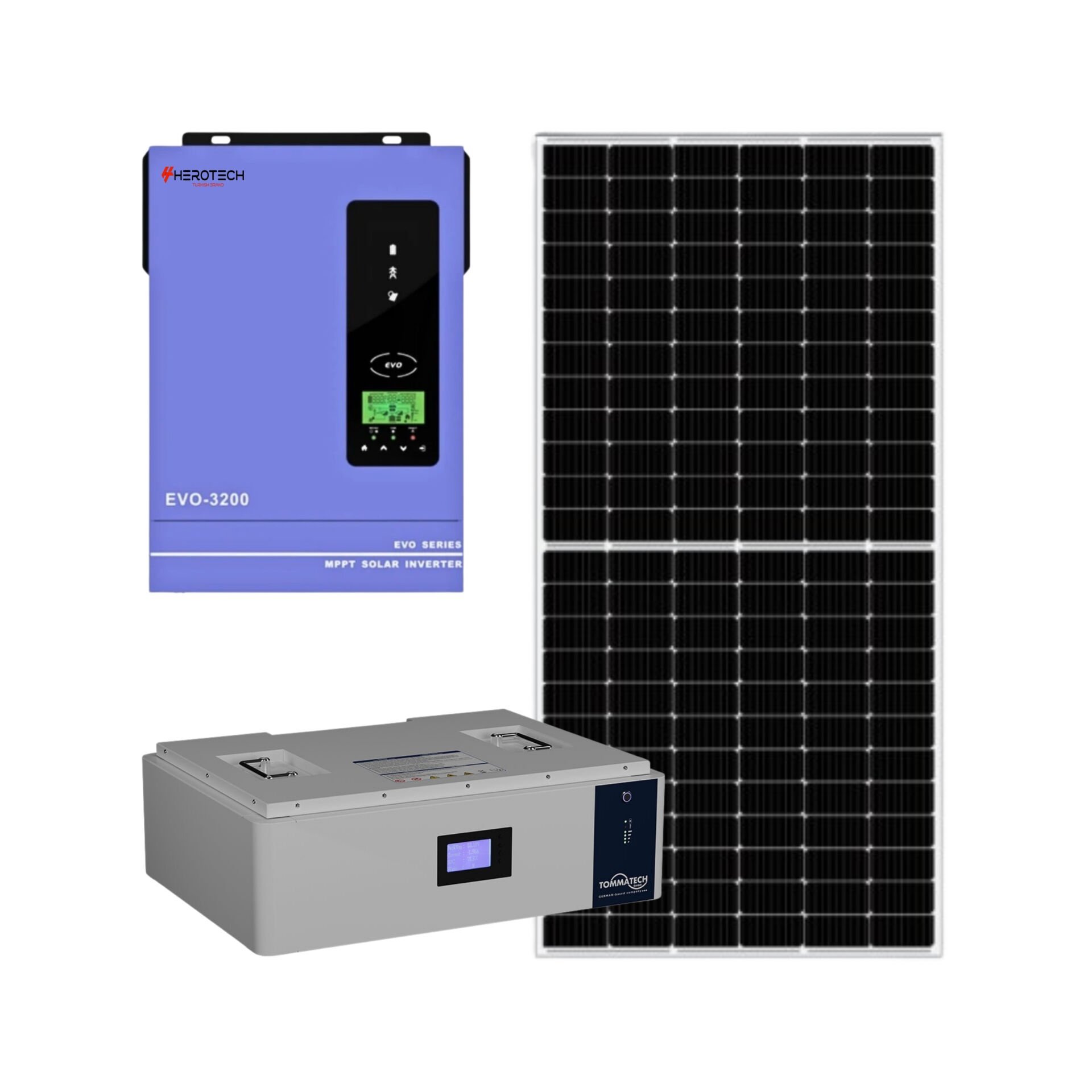 Solar Sanal Market 3 kW Büyütülebilir Eco Solar Paket