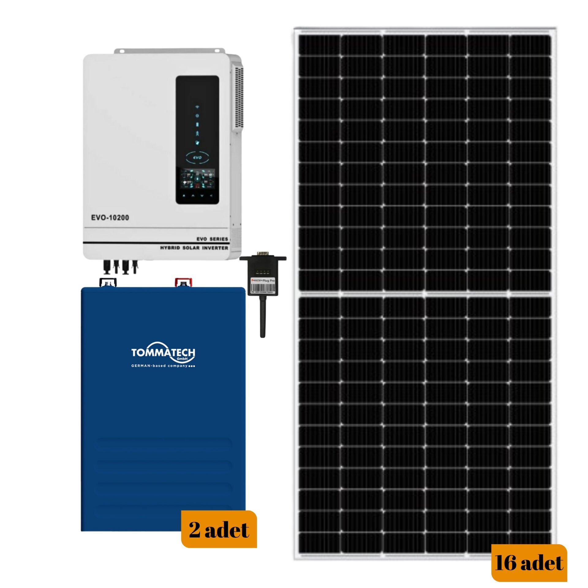 Solar Sanal Market 10 kW Villa Solar Paket