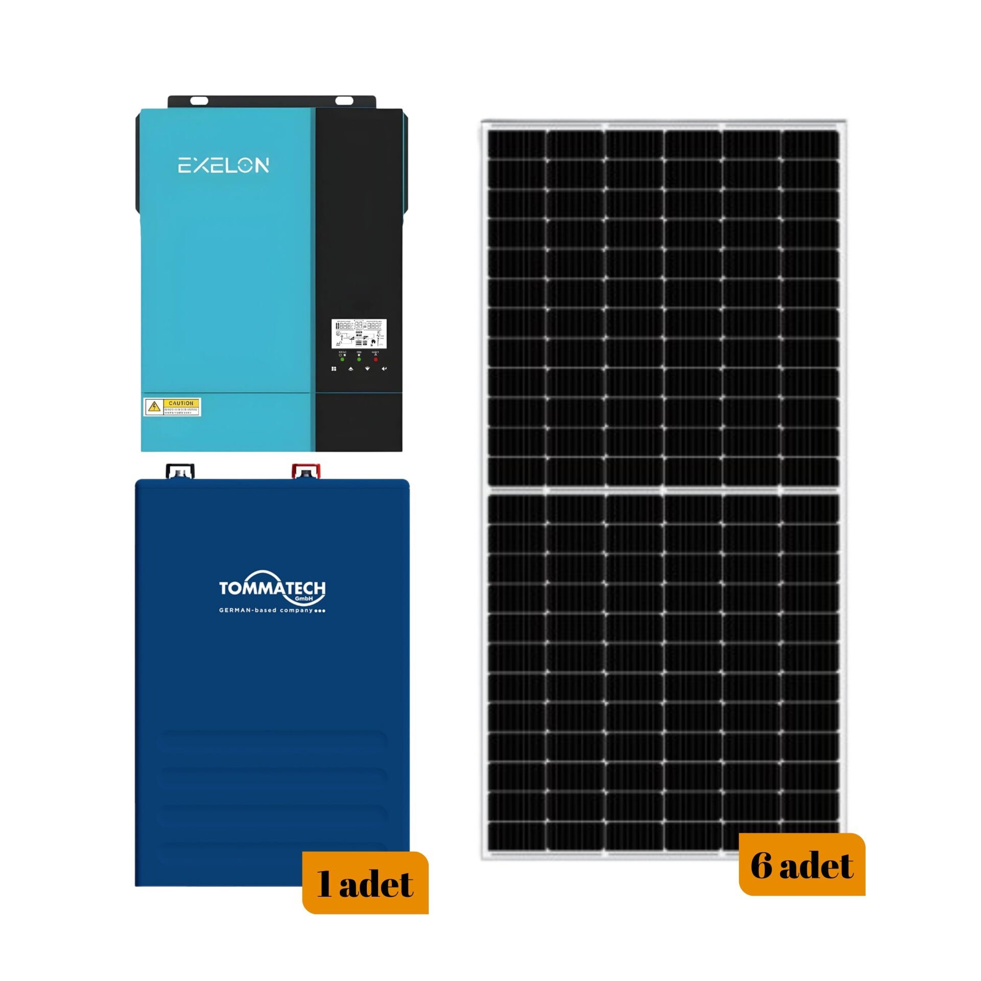 Solar Sanal Market 6.2 kW Lityum Eco Karavan ve Bağ Evi Solar Paket - 2