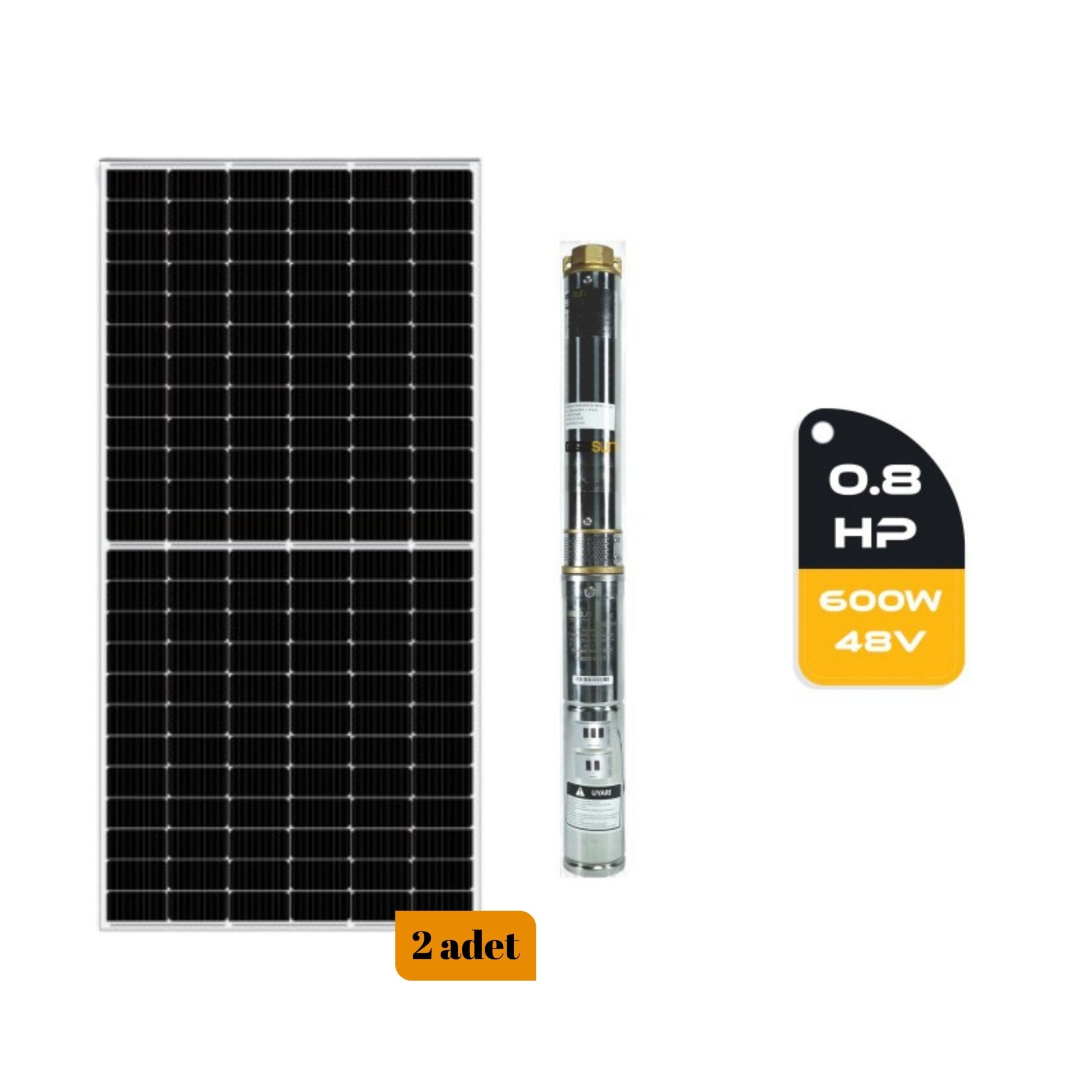 DC Pompa Paketi 0.8Hp