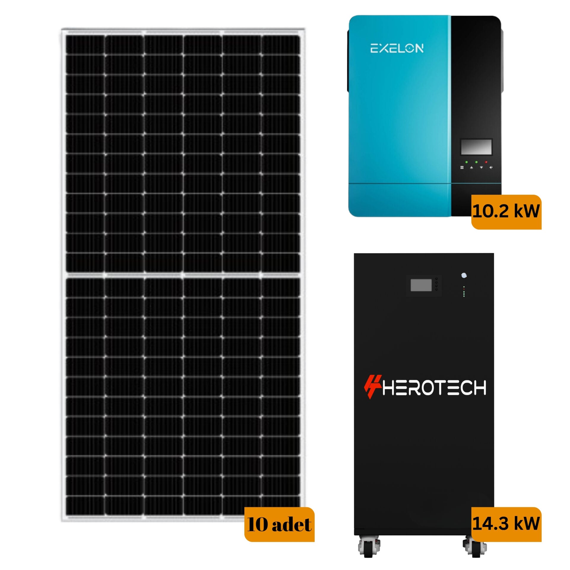 Solar Sanal Market 10 kW Villa Solar Paket-2