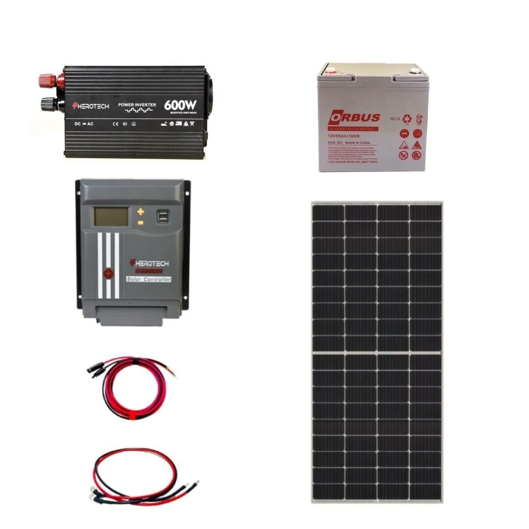 Solar Sanal Market 600w Mini Solar Paket