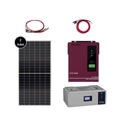 Solar Sanal Market 2 kW Lityum Solar Paket