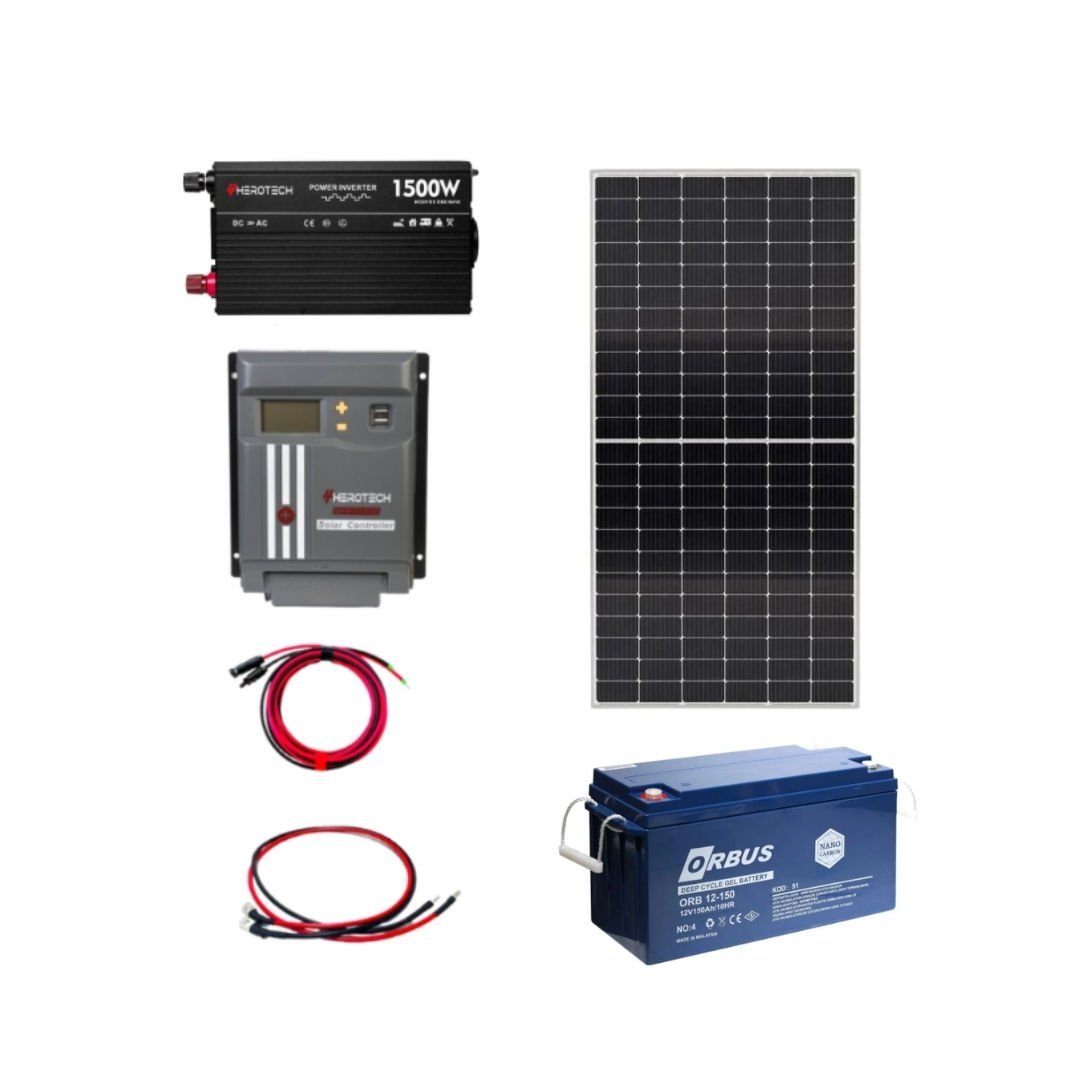 Solar Sanal Market 1500 Watt Solar Paket