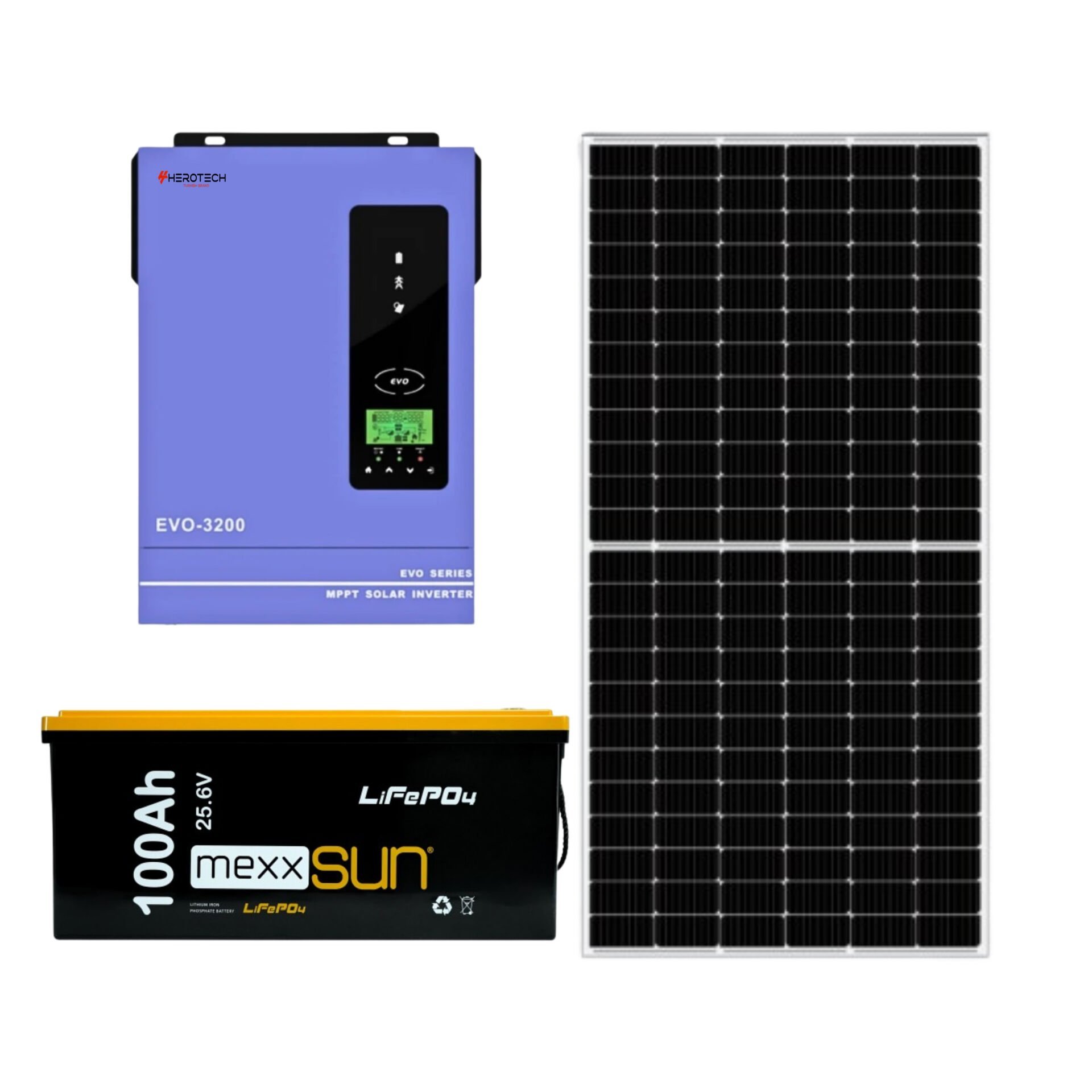 Solar Sanal Market 3 kW Lityum Solar Paket