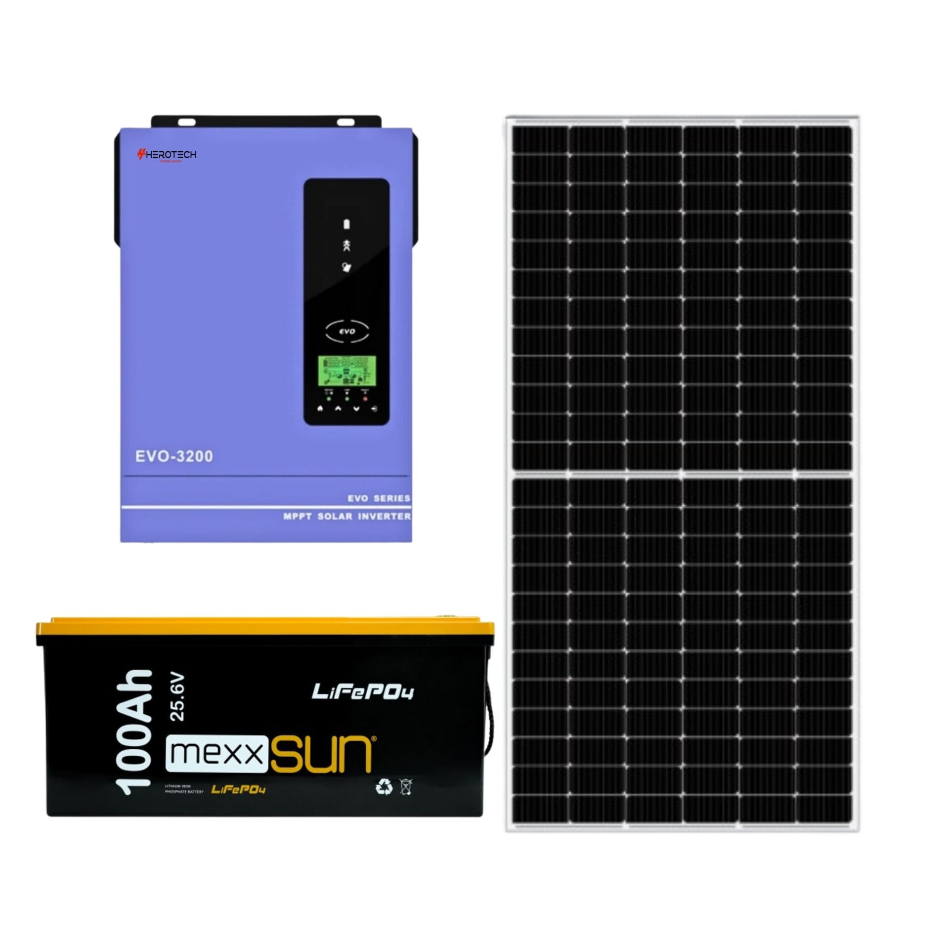 Solar Sanal Market 3 kW Lityum Solar Paket