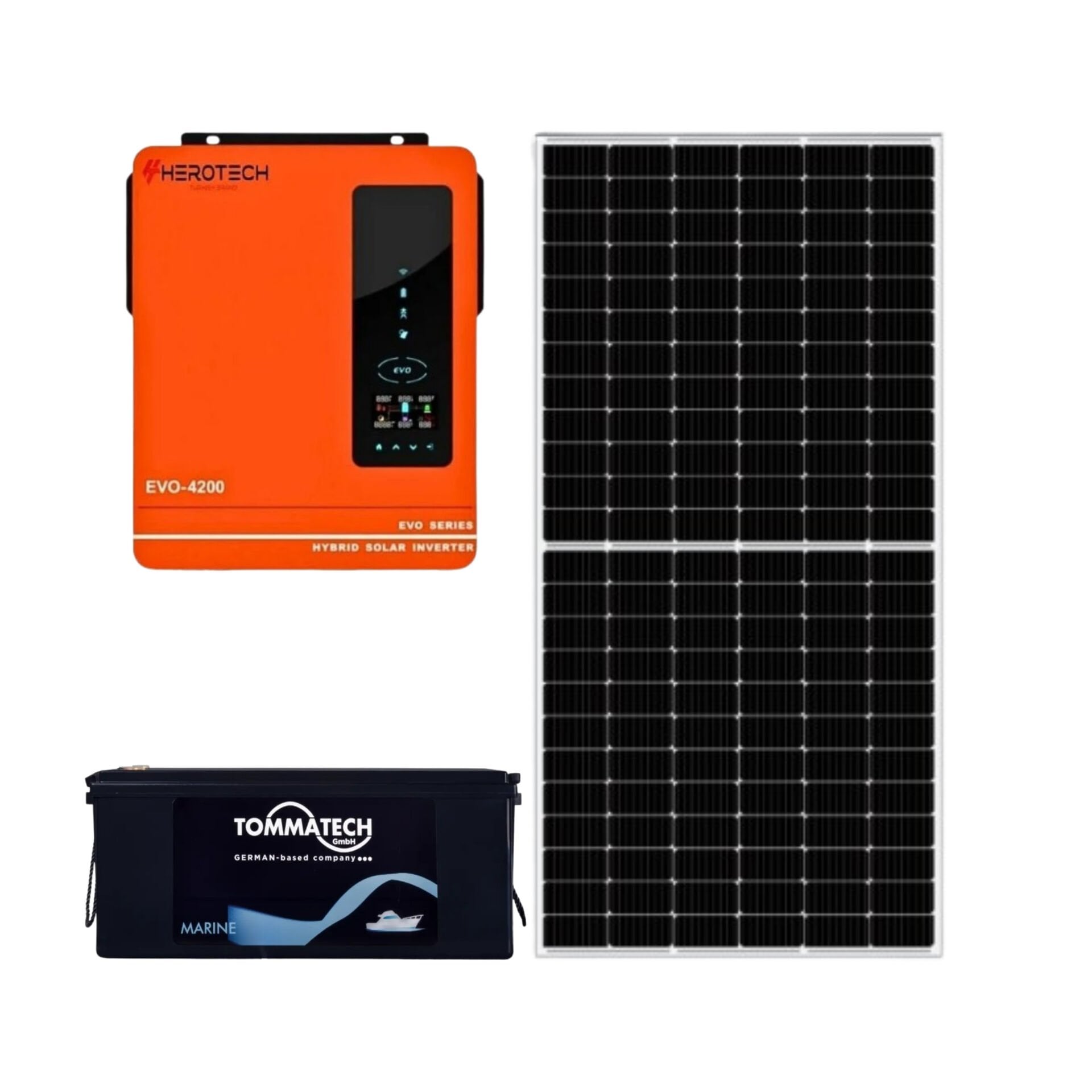 Solar Sanal Market 4 kW Lityum Solar Paket