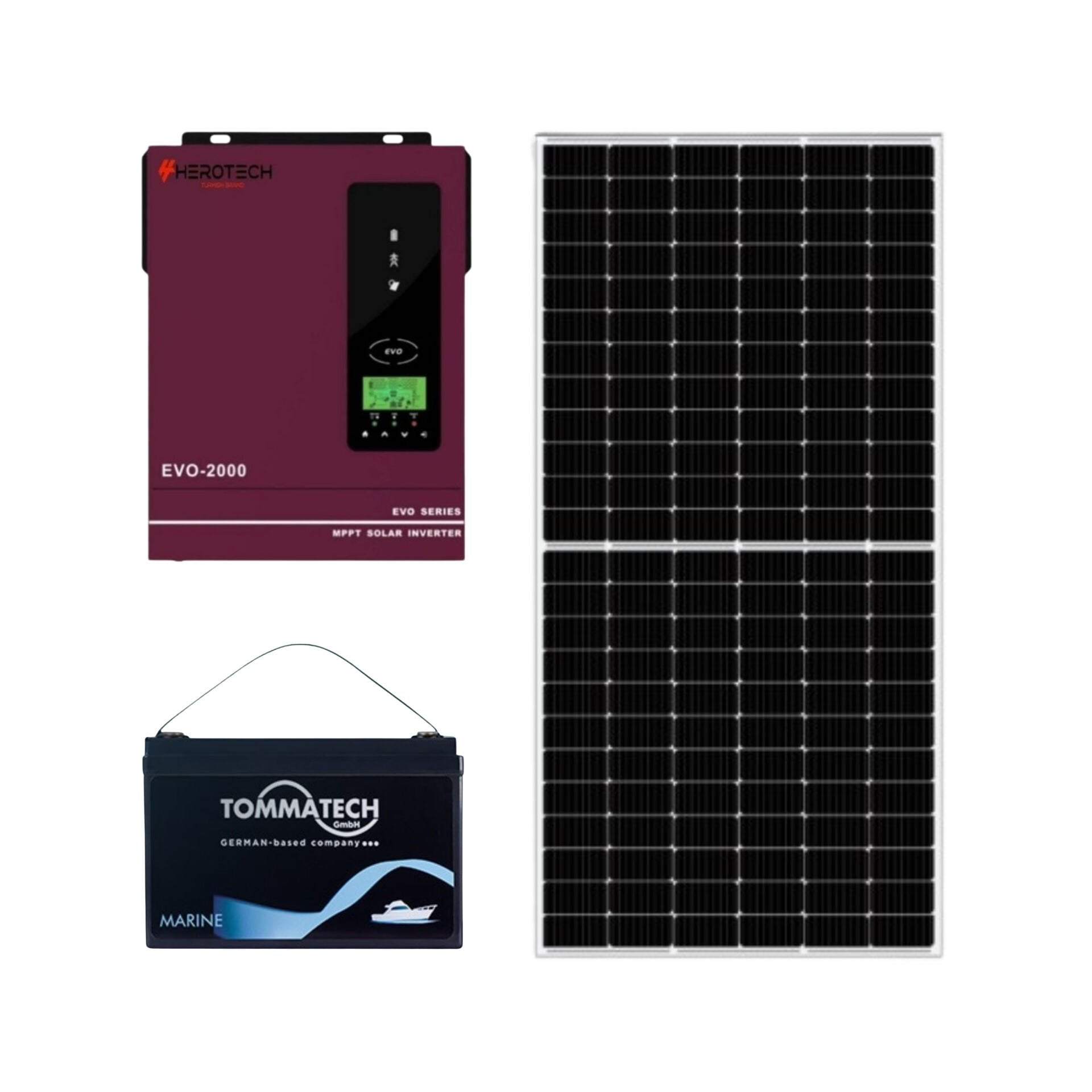 Solar Sanal Market 2 kW Solar Paket